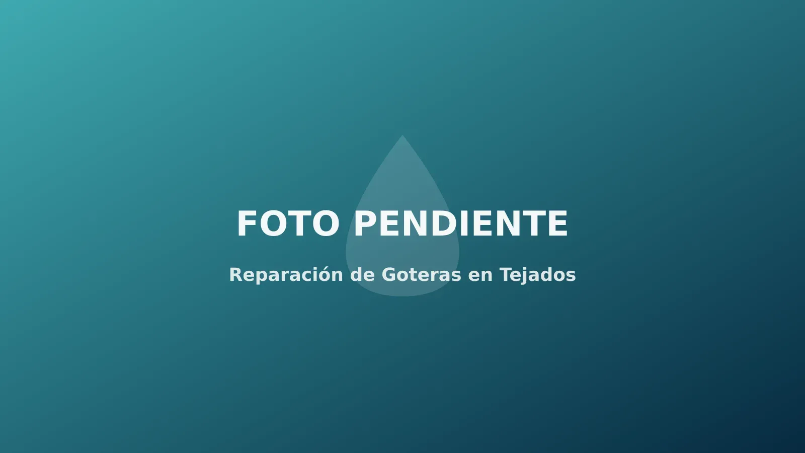Revisión de una cubierta con señales de filtración en Benidorm