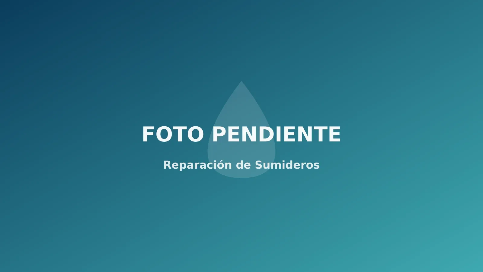 Reparación de sumidero en terraza en Benidorm